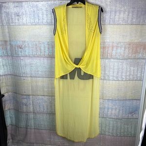 Grazzia "LOVE" (On Booty) Yellow Top P3